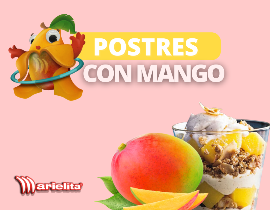 Postres con mango | Marielita